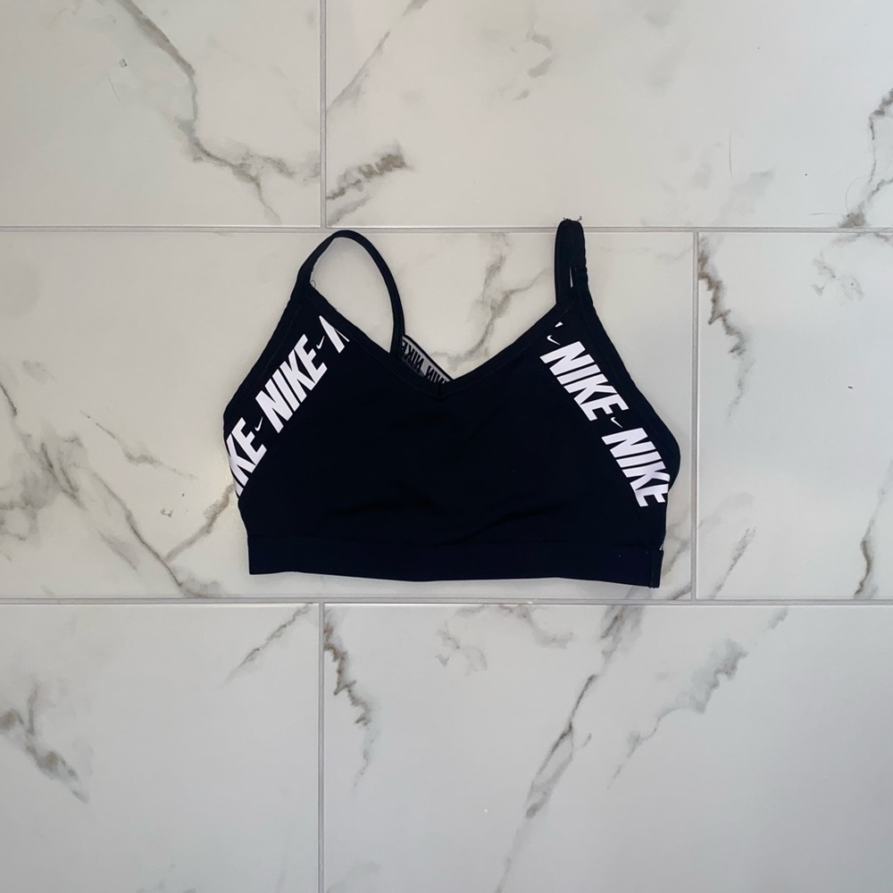Black Nike Sports Bra with Mesh Back